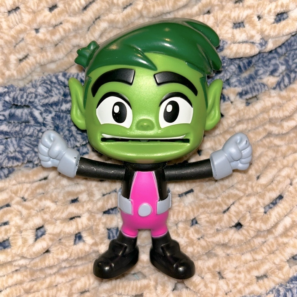 🩵3/$18🩵 TEEN TITANS DC COMICS BEAST BOY VINTAGE MCDONALDS TOY FIGURINE